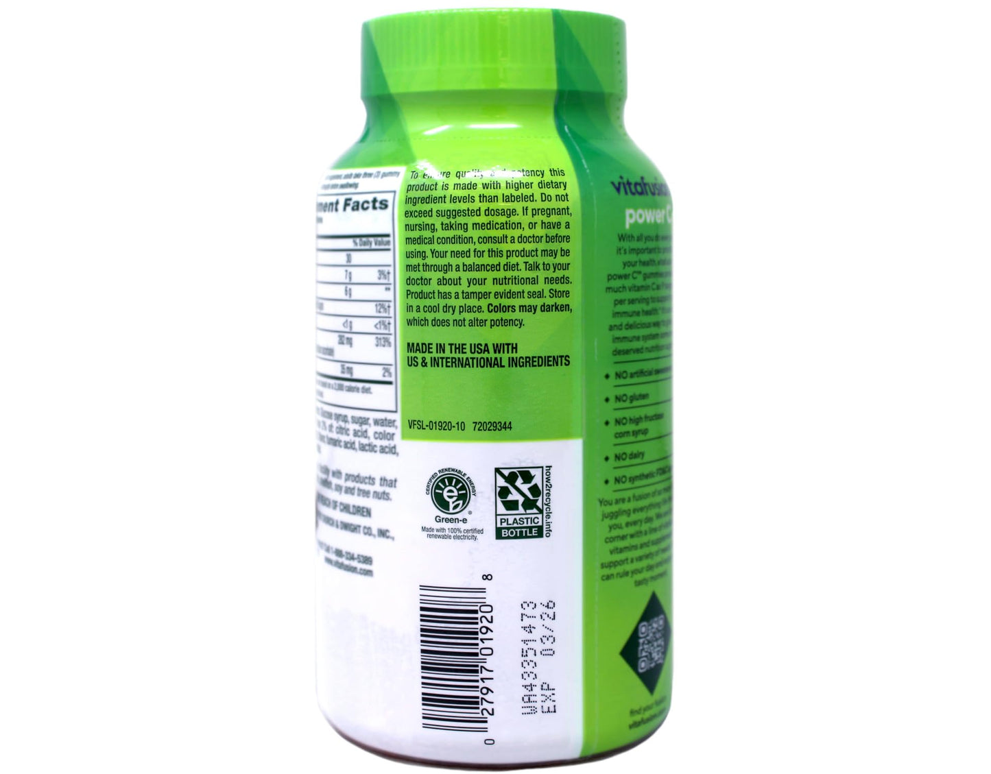 Vitafusion Power C Gummy Vitamins for Adults, 3 Bottles (150-count)