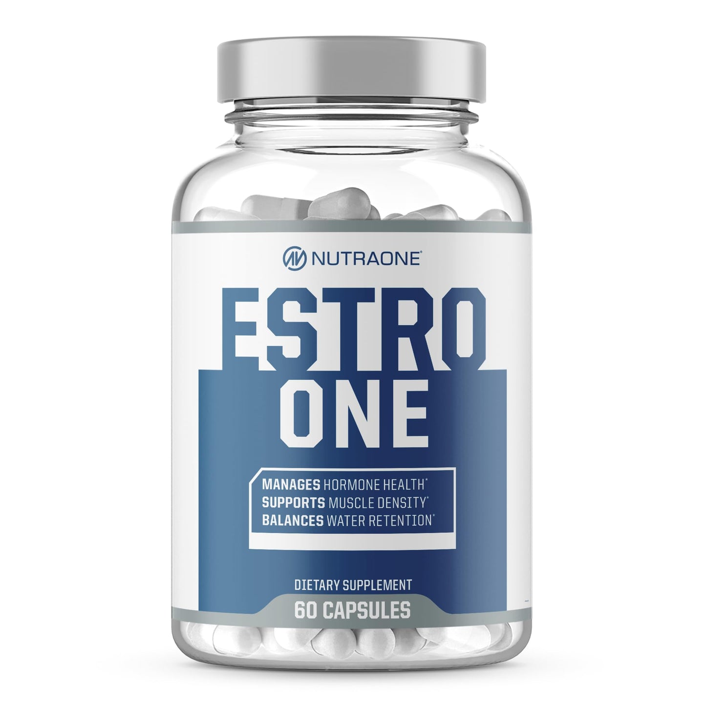 NutraOne EstroOne Hormone Support for Men, 60 Capsules