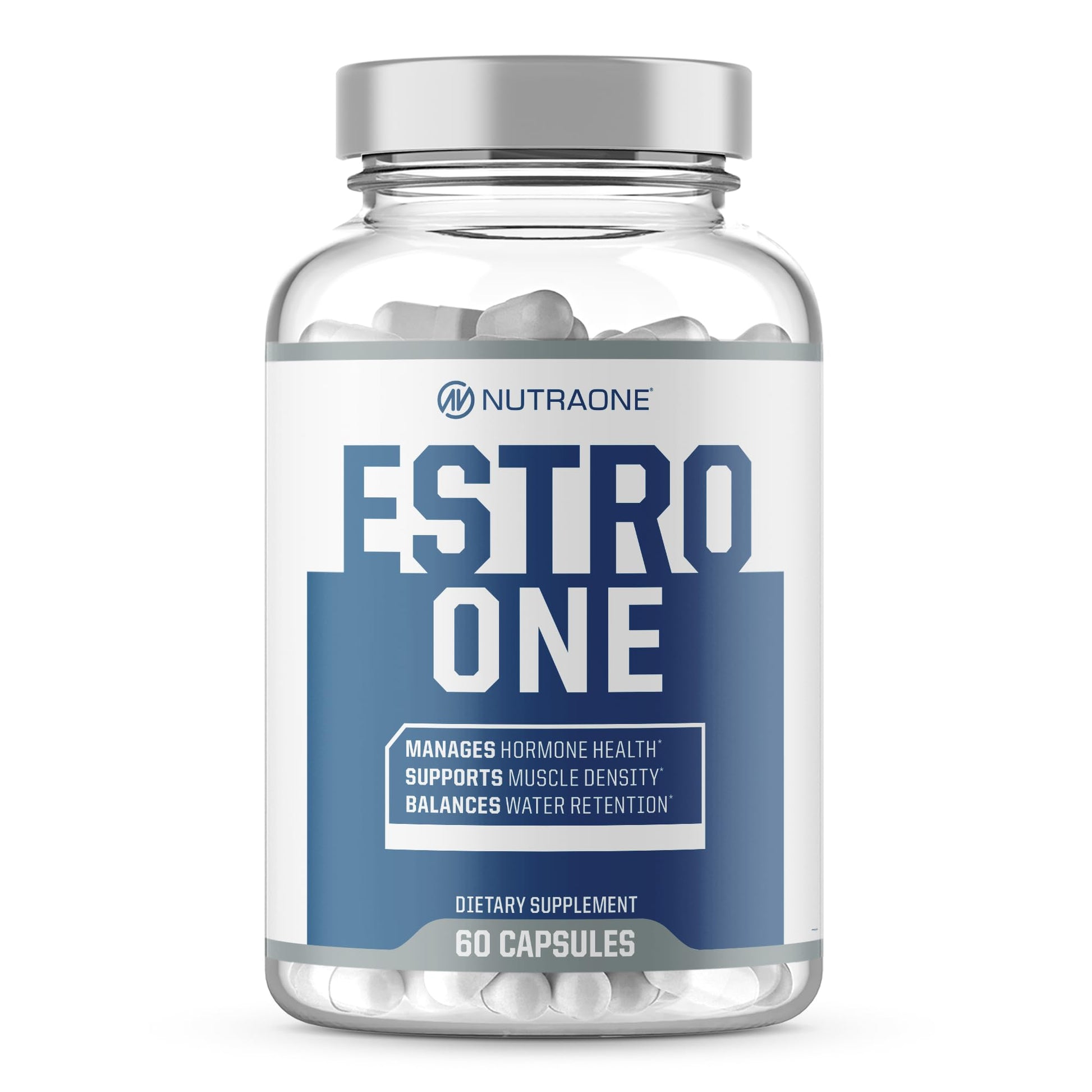 NutraOne EstroOne Hormone Support for Men, 60 Capsules