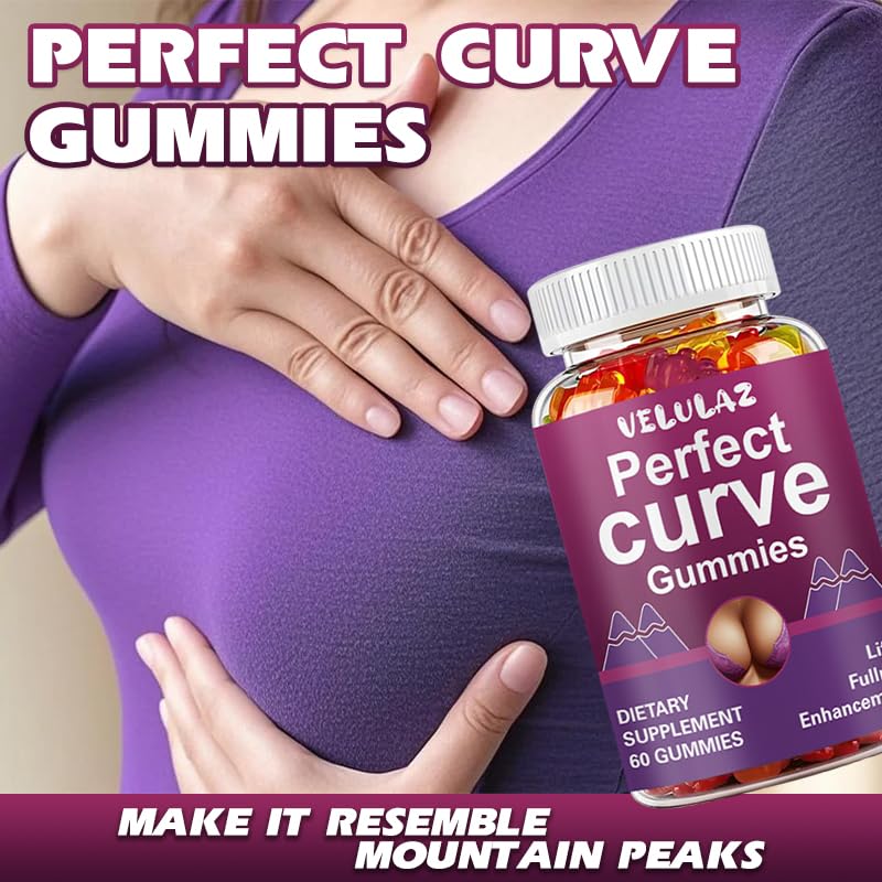 Velulaz Natural Curves Breast Enhancement Gummies 60 Count
