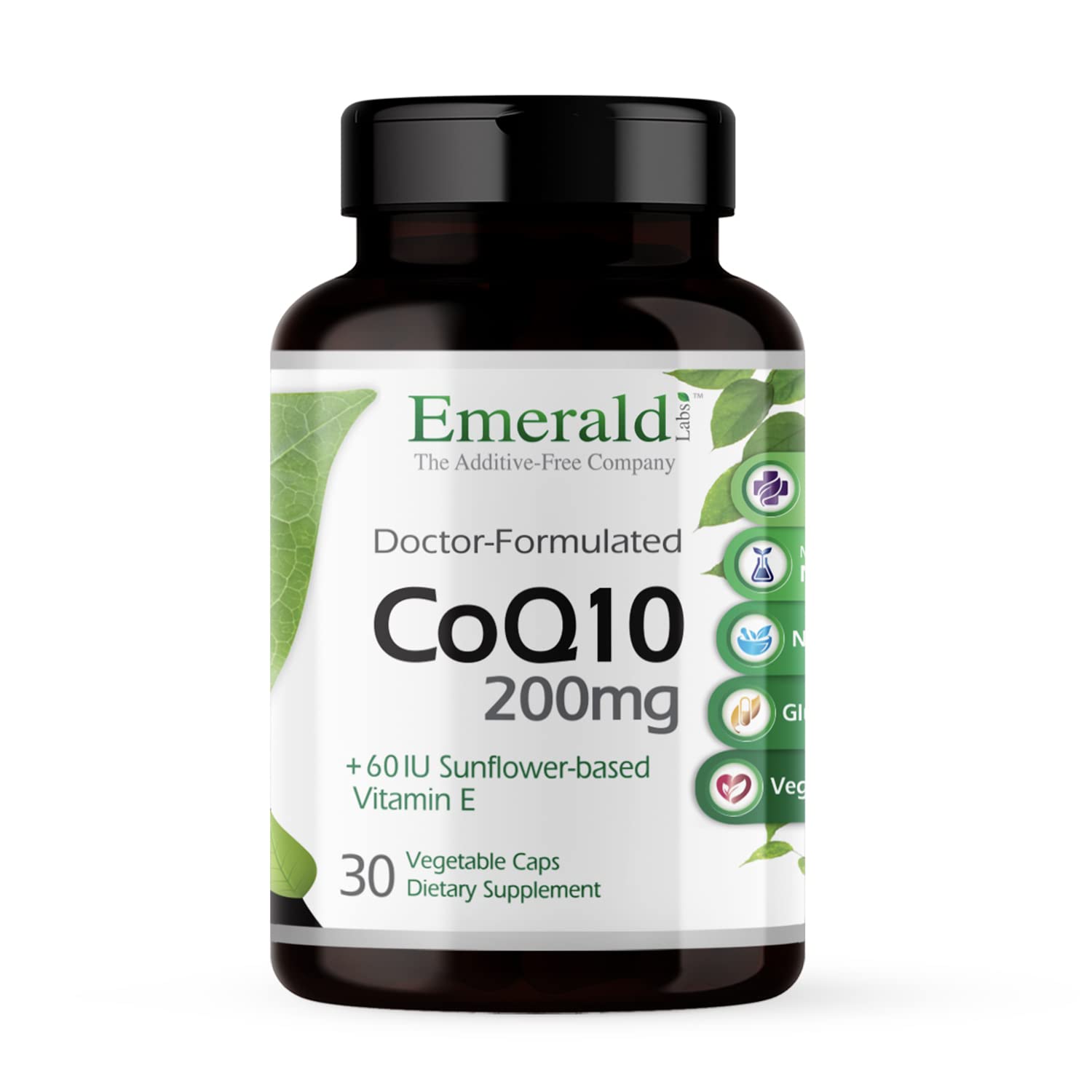 Emerald Labs CoQ10 200mg Capsule, 30 Capsules