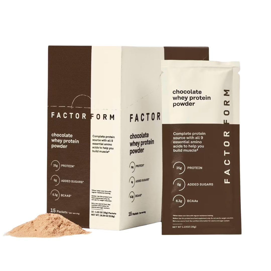 FACTOR FORM Whey Protein Powder 15 Packets