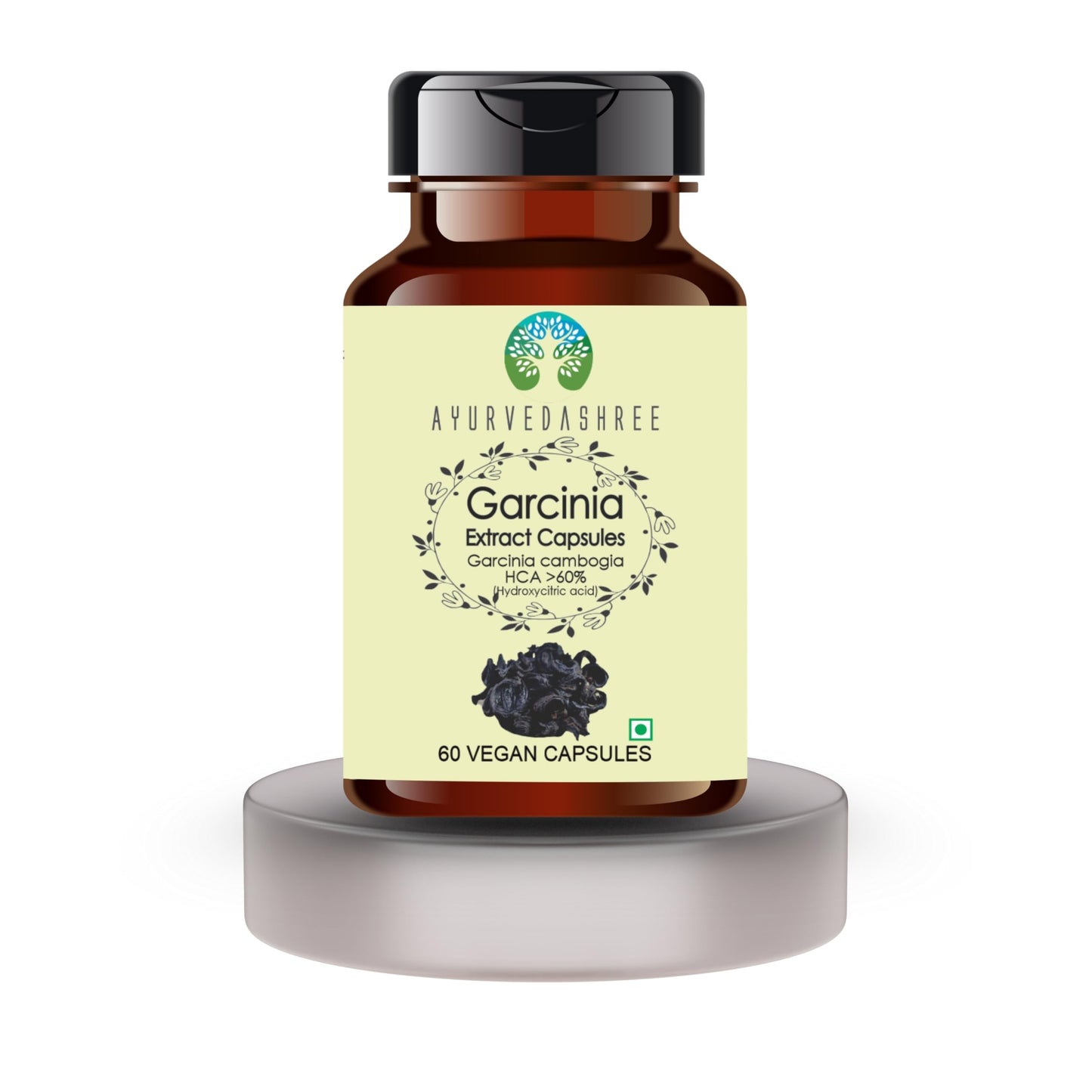 AYURVEDASHREE Garcinia Extract 500mg Capsules 60 Count