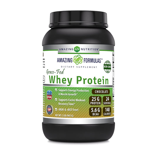 Amazing Nutrition Grass-Fed Whey Protein Powder, 32 Servings
