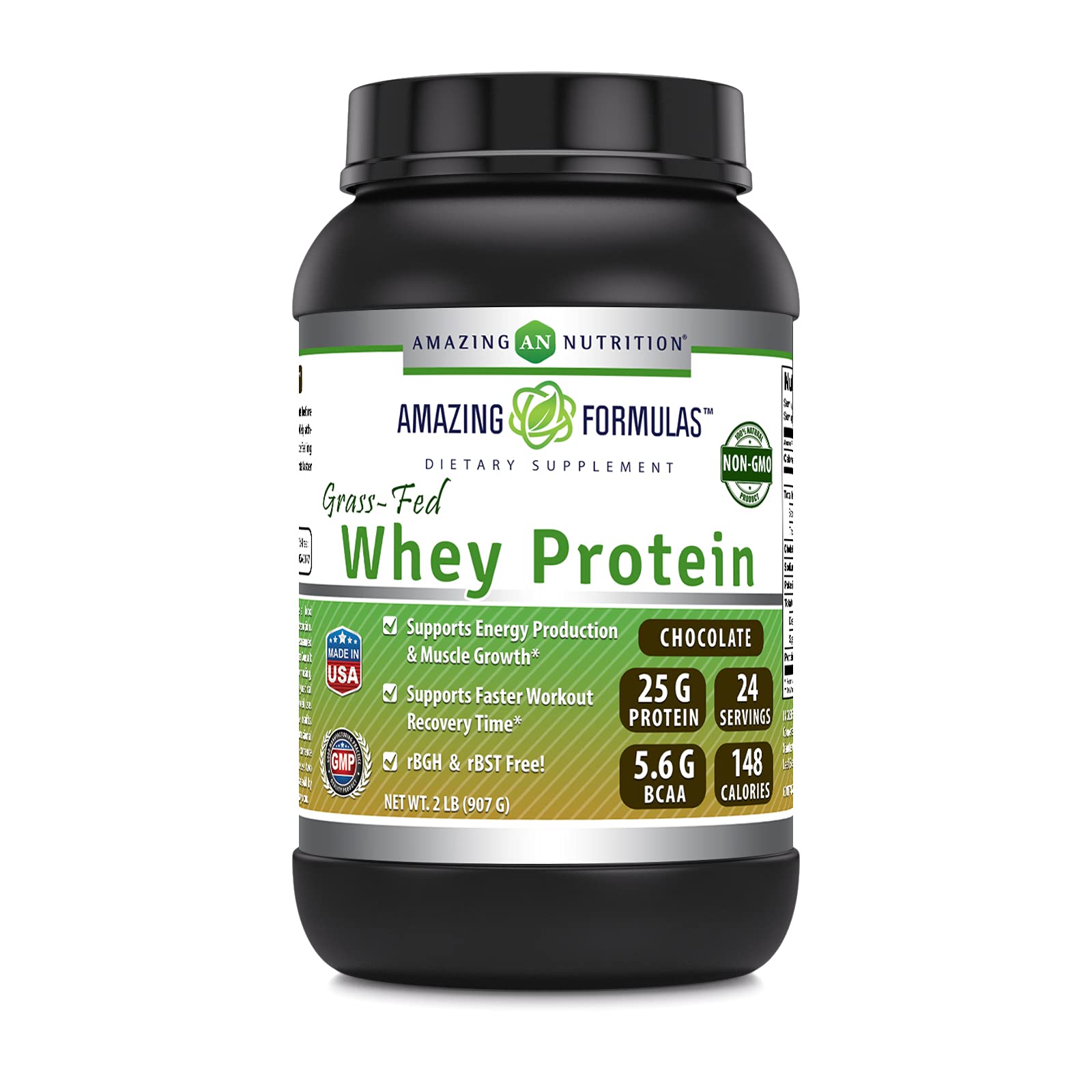 Amazing Nutrition Grass-Fed Whey Protein Powder, 32 Servings