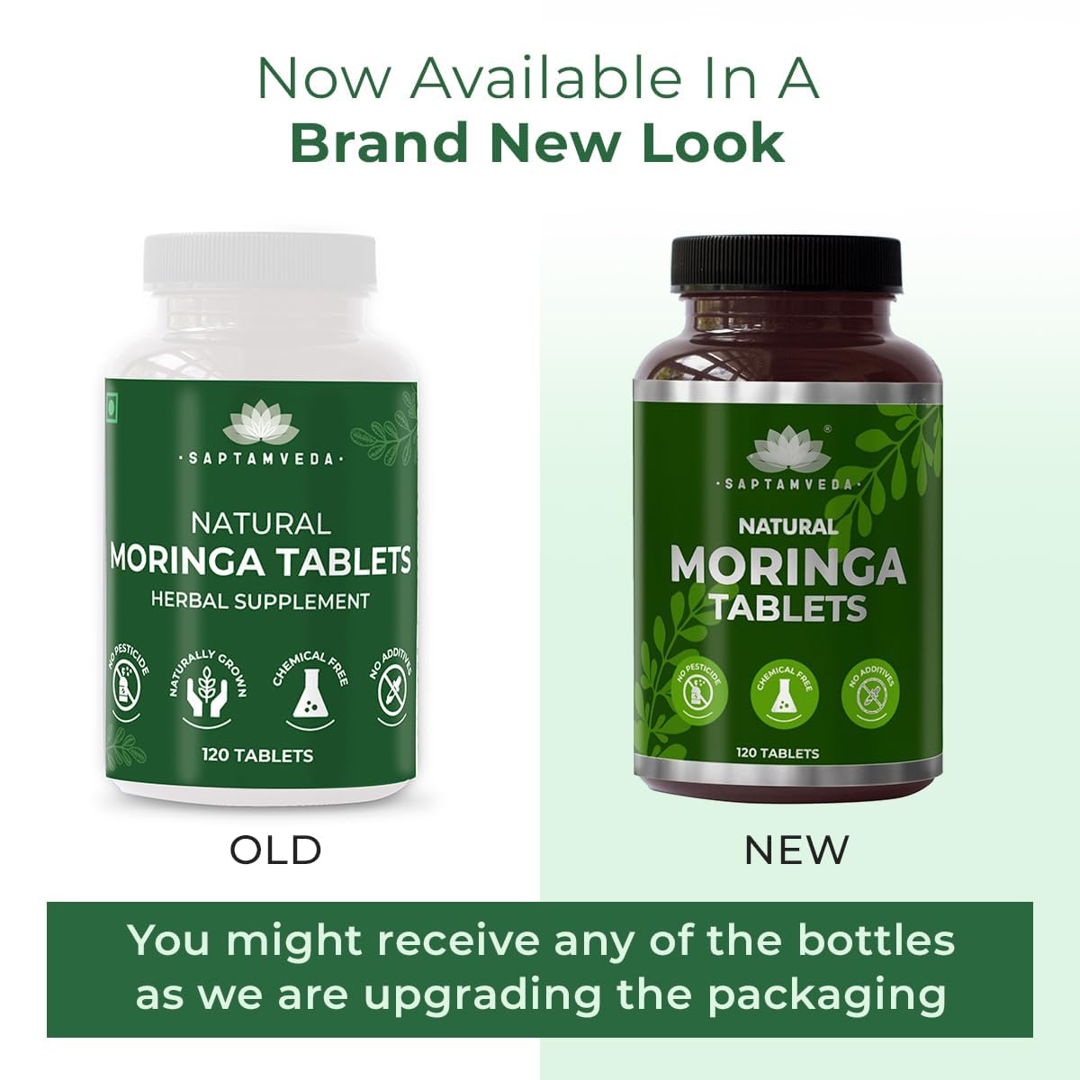 Generic Senta Natural Moringa Tablets, Drumstick Leaf Tablets, 120 Tablets