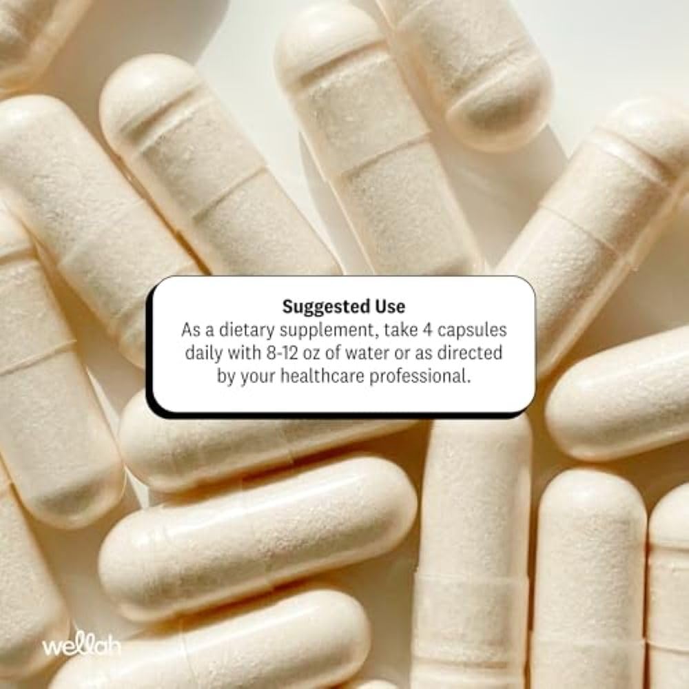 Wellah Creatine Monohydrate Capsules 3000 mg, 120 Capsules
