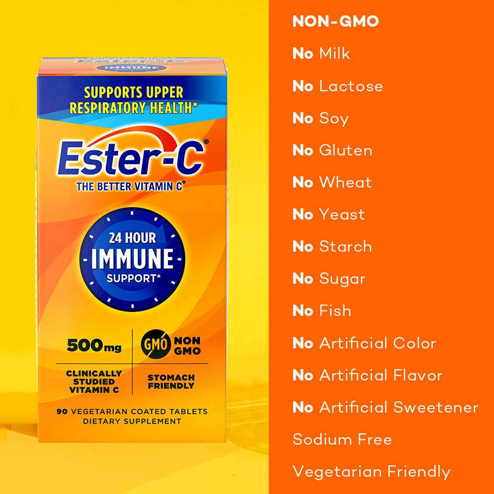 Ester-C Vitamin C Tablets, 90 Count