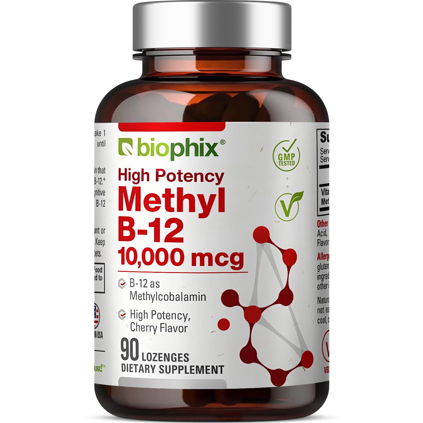 biophix Methyl B-12 10000 mcg Lozenges 90