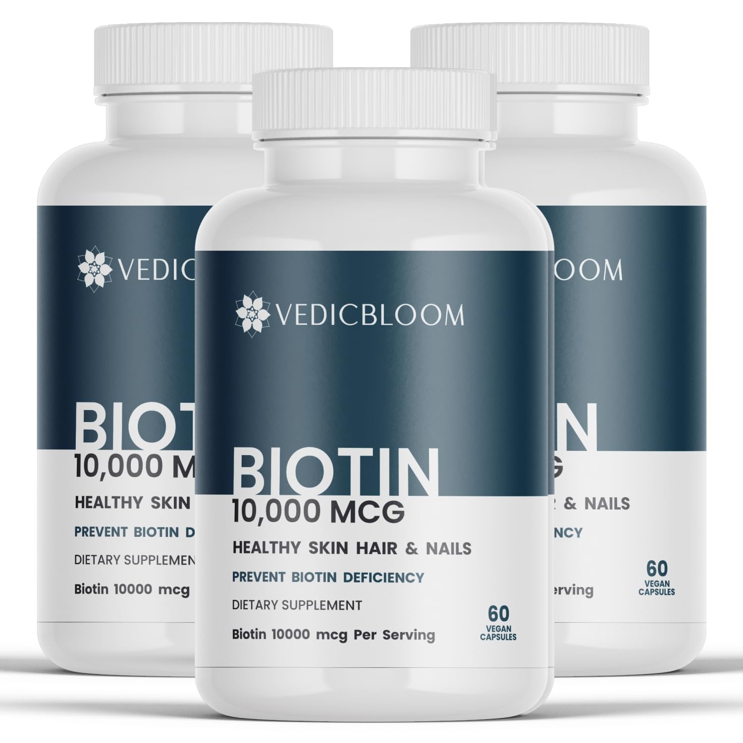 VEDICBLOOM Biotin 60 Capsules