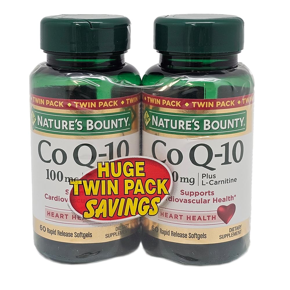 Nature's Bounty CoQ10 100mg Capsules, 120 Count