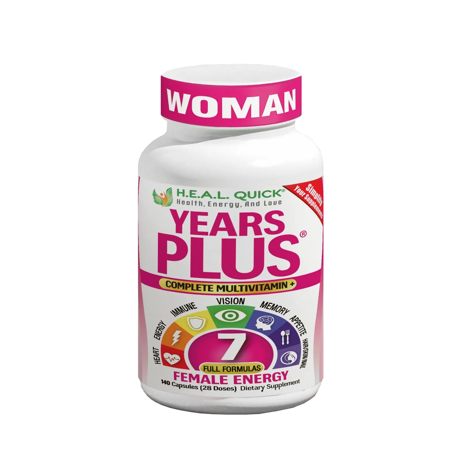 Century Systems H.E.A.L. Quick Years Plus Woman 140 Capsules