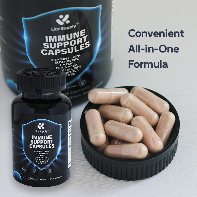 Lite Supply Immune Support Capsules, 120 Count