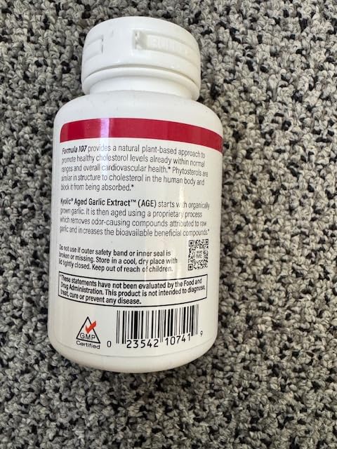Kyolic Aged Garlic Extract Formula 107 80 Capsules