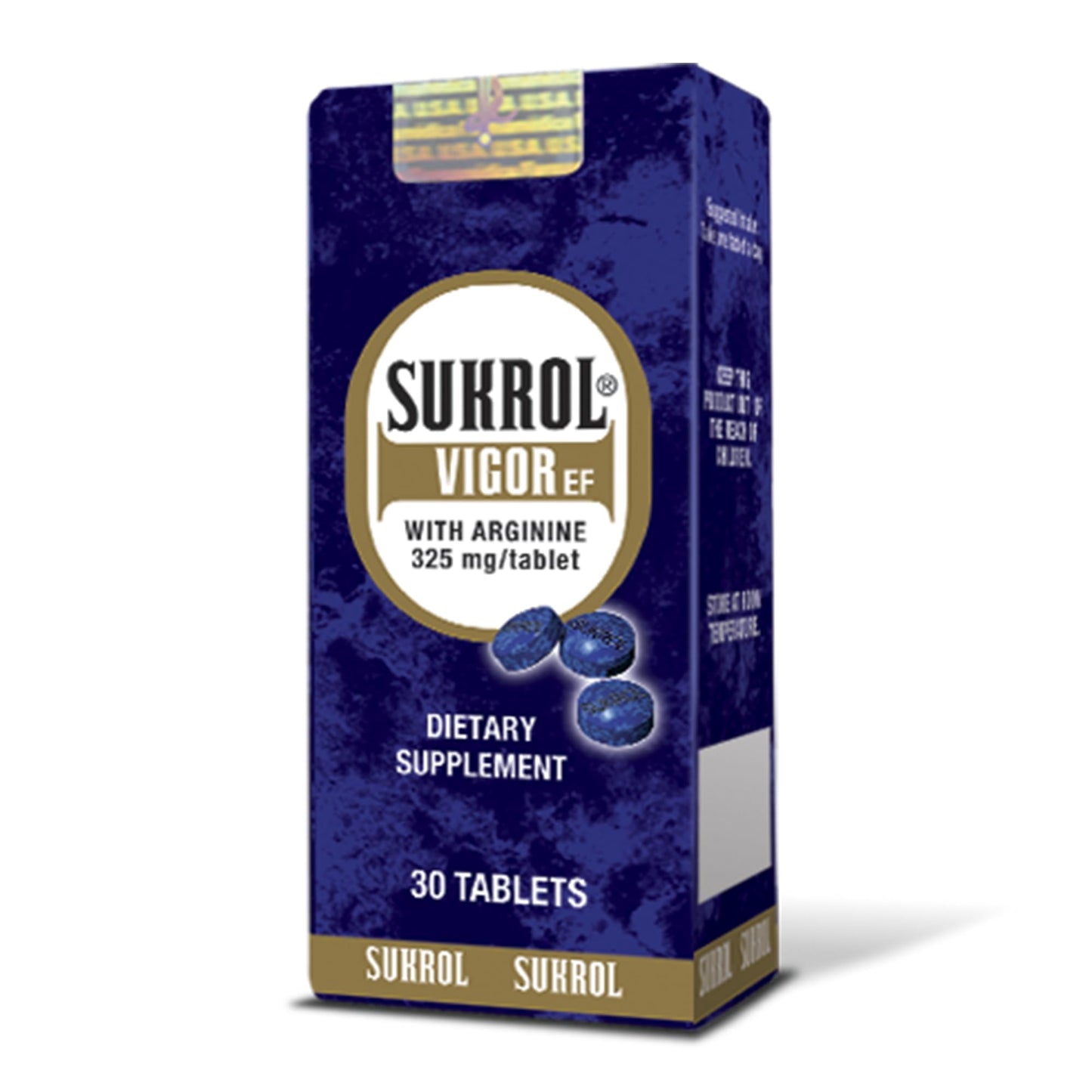 Sukrol Vigor Dietary Supplement Tablet 30 Count