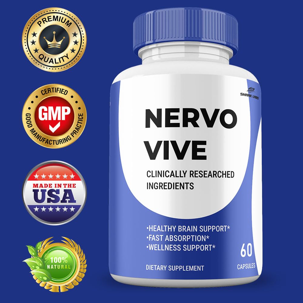 Shark Labs Nervo Vive Capsules, 60 Capsules