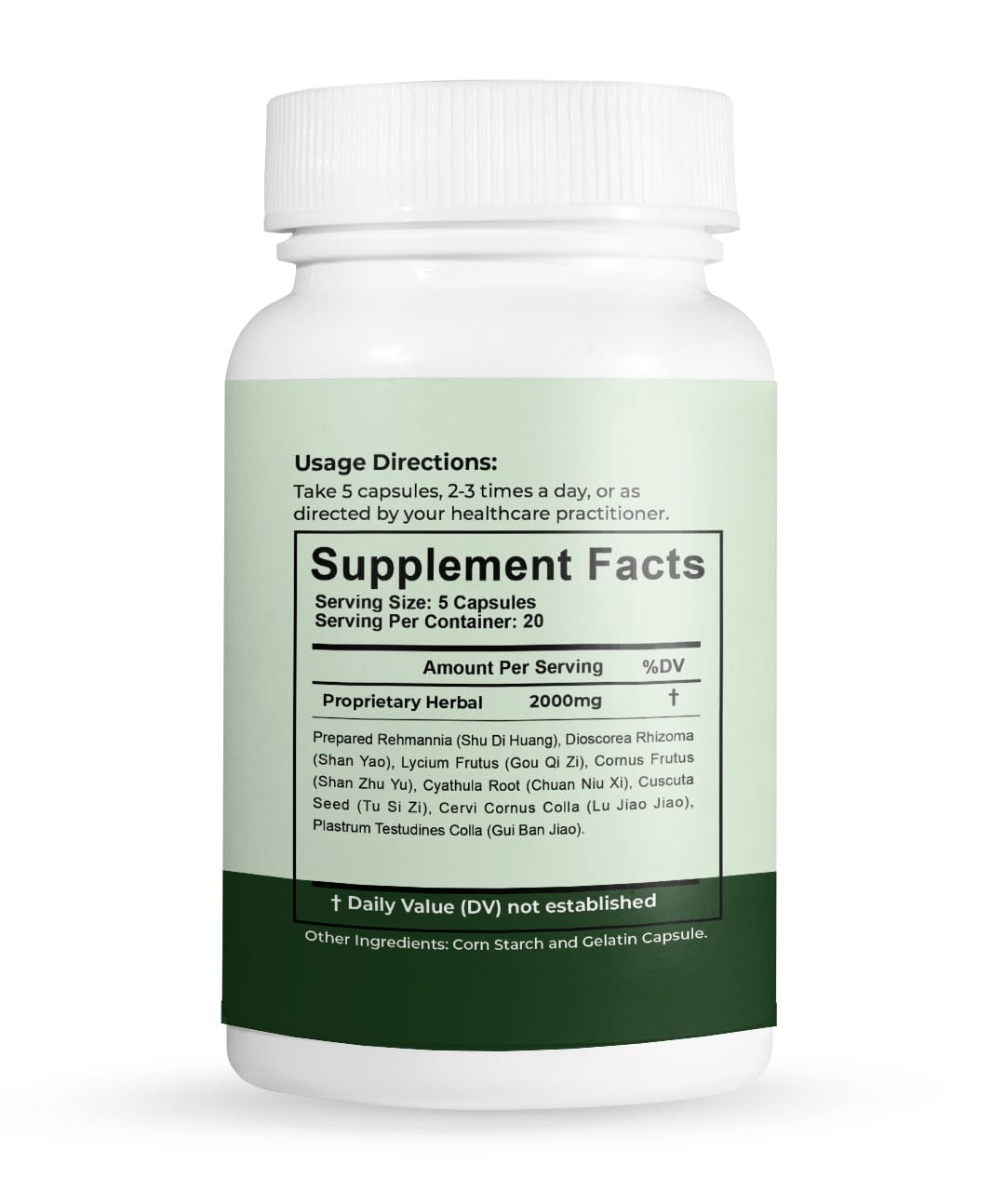 ZenithHerb Restore The Left/Zuo GUI Wan Capsules, 100 Count