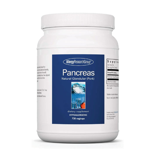 Allergy Research Group ARG Pancreas Natural Glandular Capsules 720