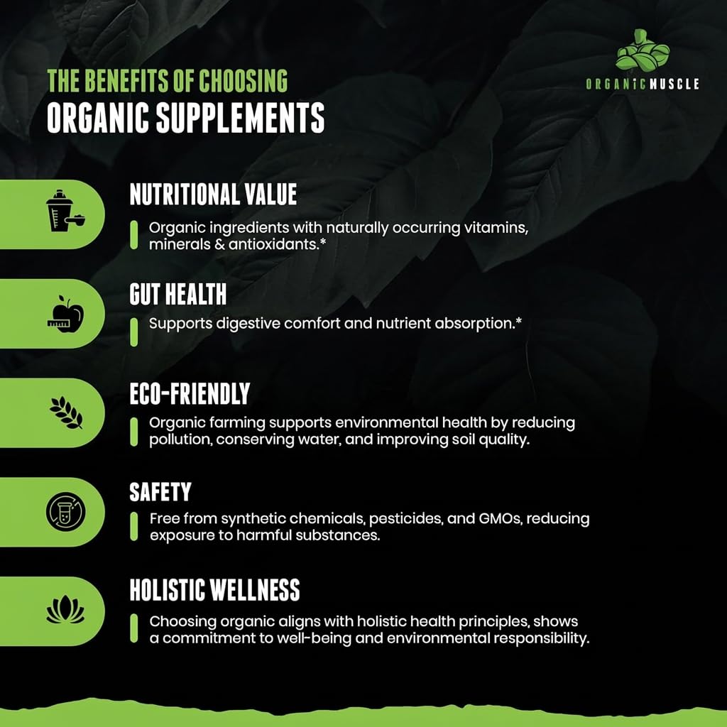 Organic Muscle Organic Pre Workout Powder 5.64