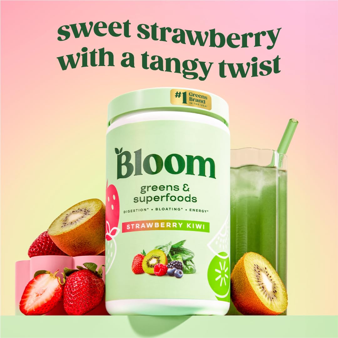 Bloom Nutrition Superfood Greens Powder, 60 Servings
