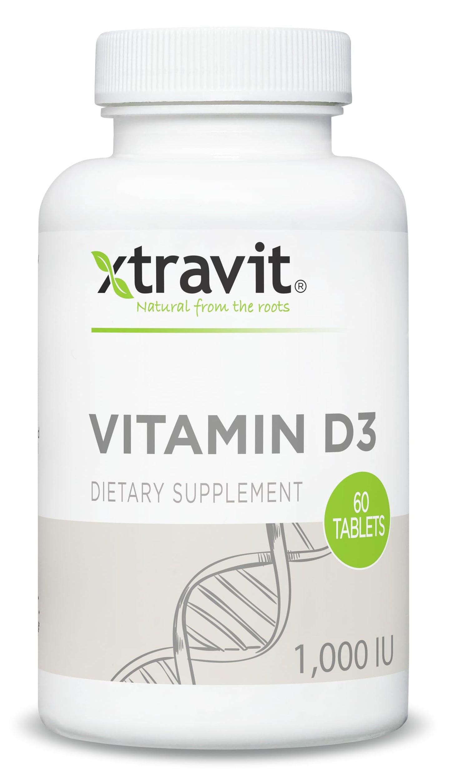 Xtravit Vitamin D3 Supplement 1000IU, 60 Tablets