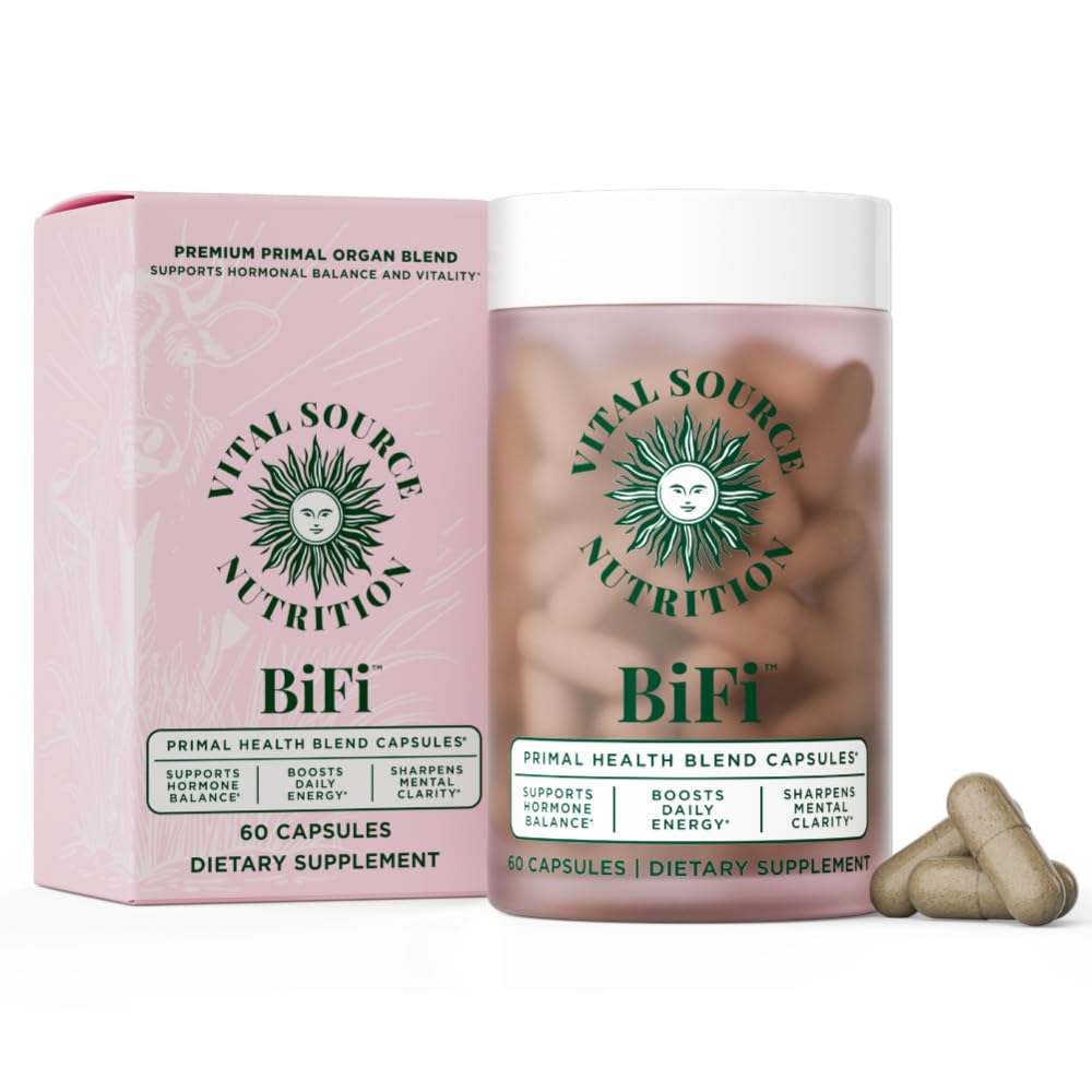 Vital Source Nutrition BiFi Capsules - Beef Organ Primal Blend, 60 Capsules