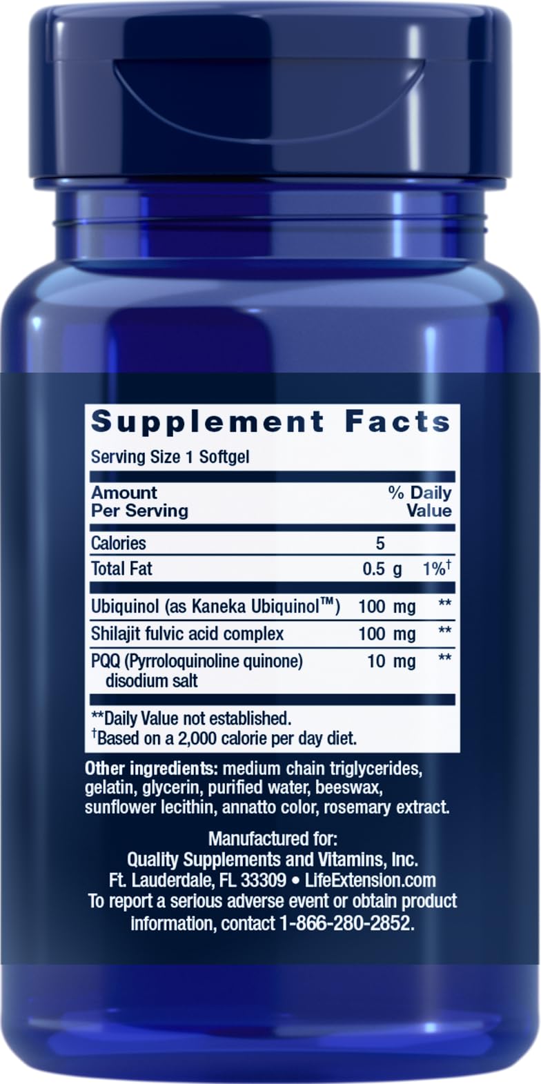 Life Extension Super Ubiquinol CoQ10 with PQQ Softgels 50