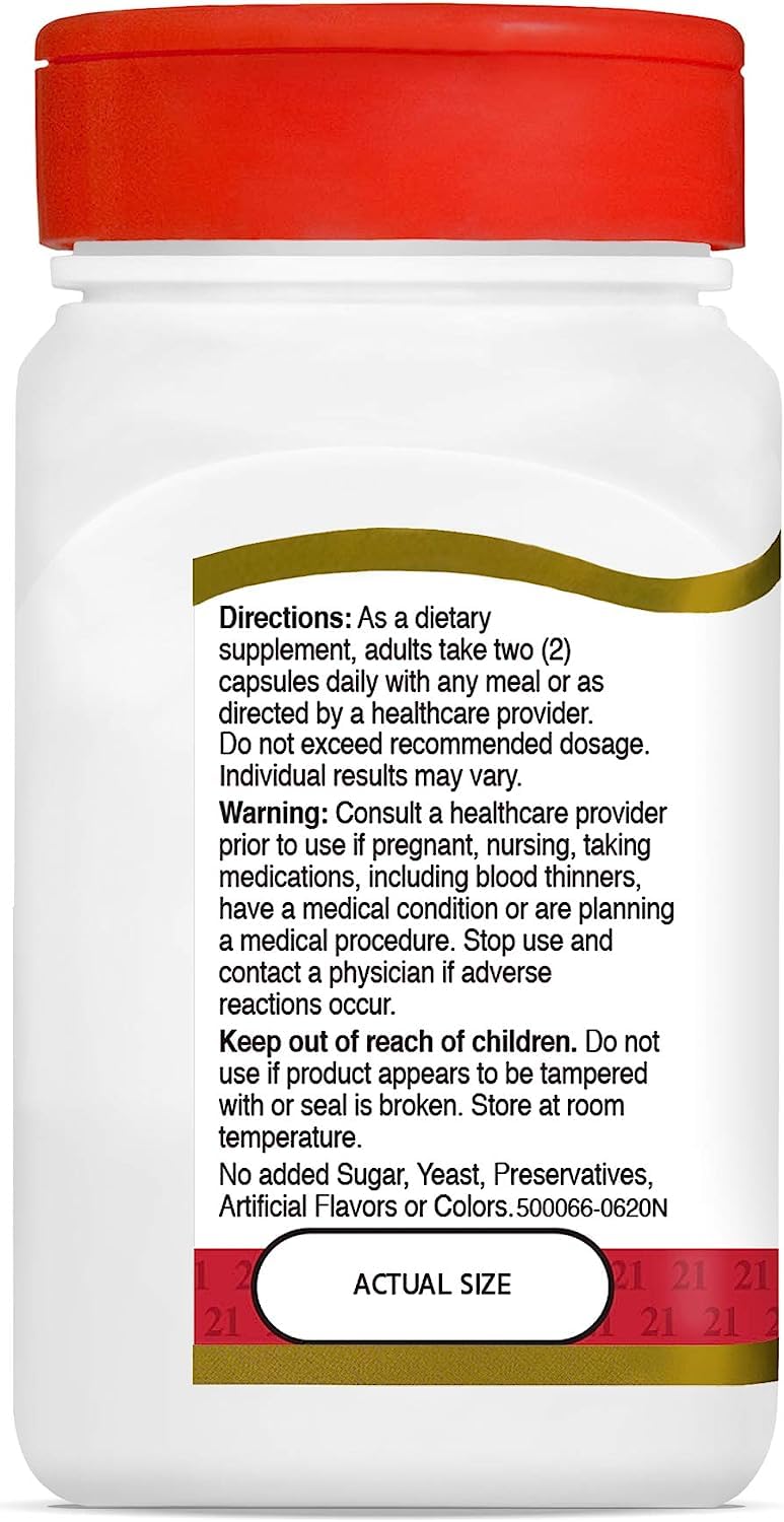 21st Century Glucosamine Chondroitin Original Strength Capsules, 60 Count