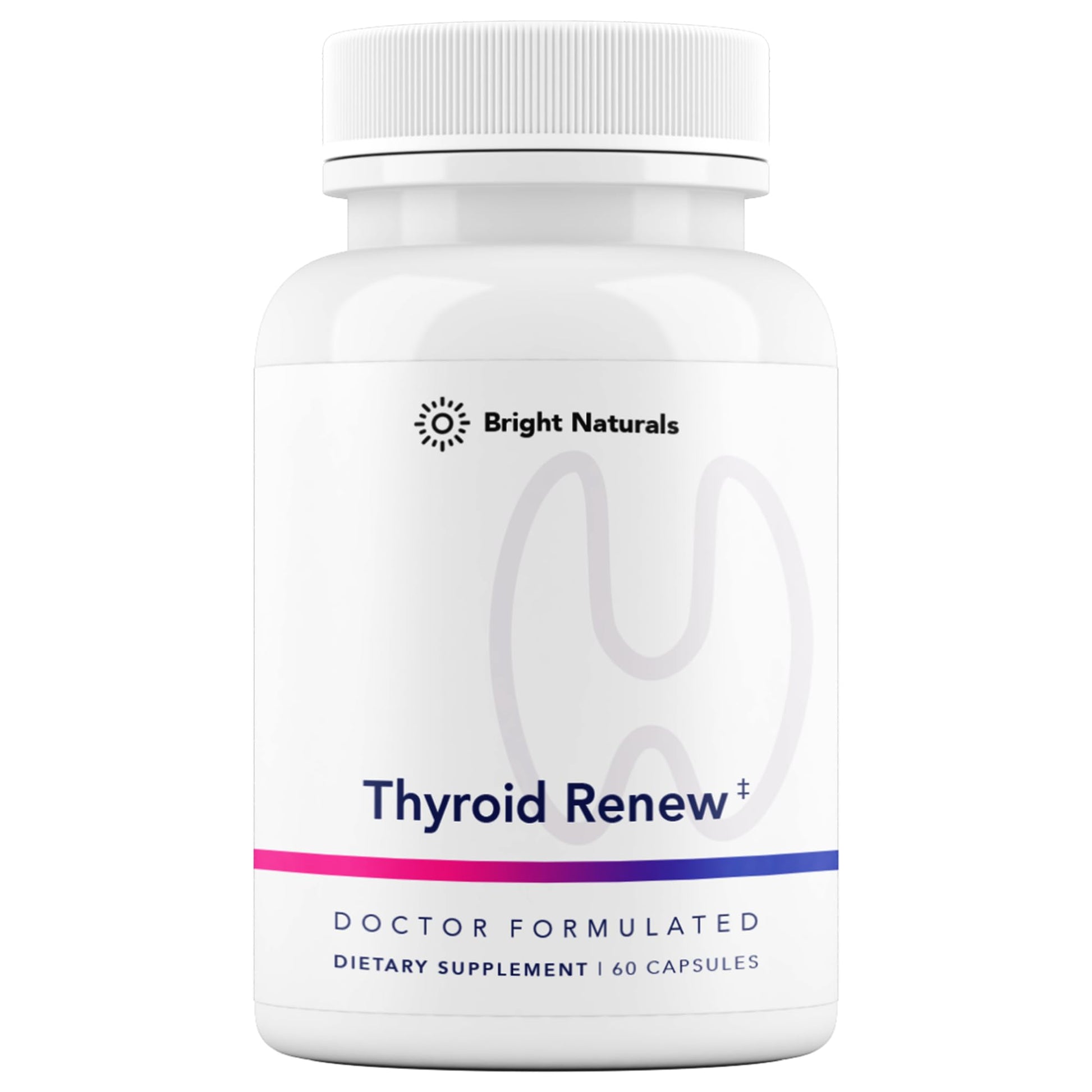 Bright Naturals Thyroid Renew Supplement Capsules 60 Count