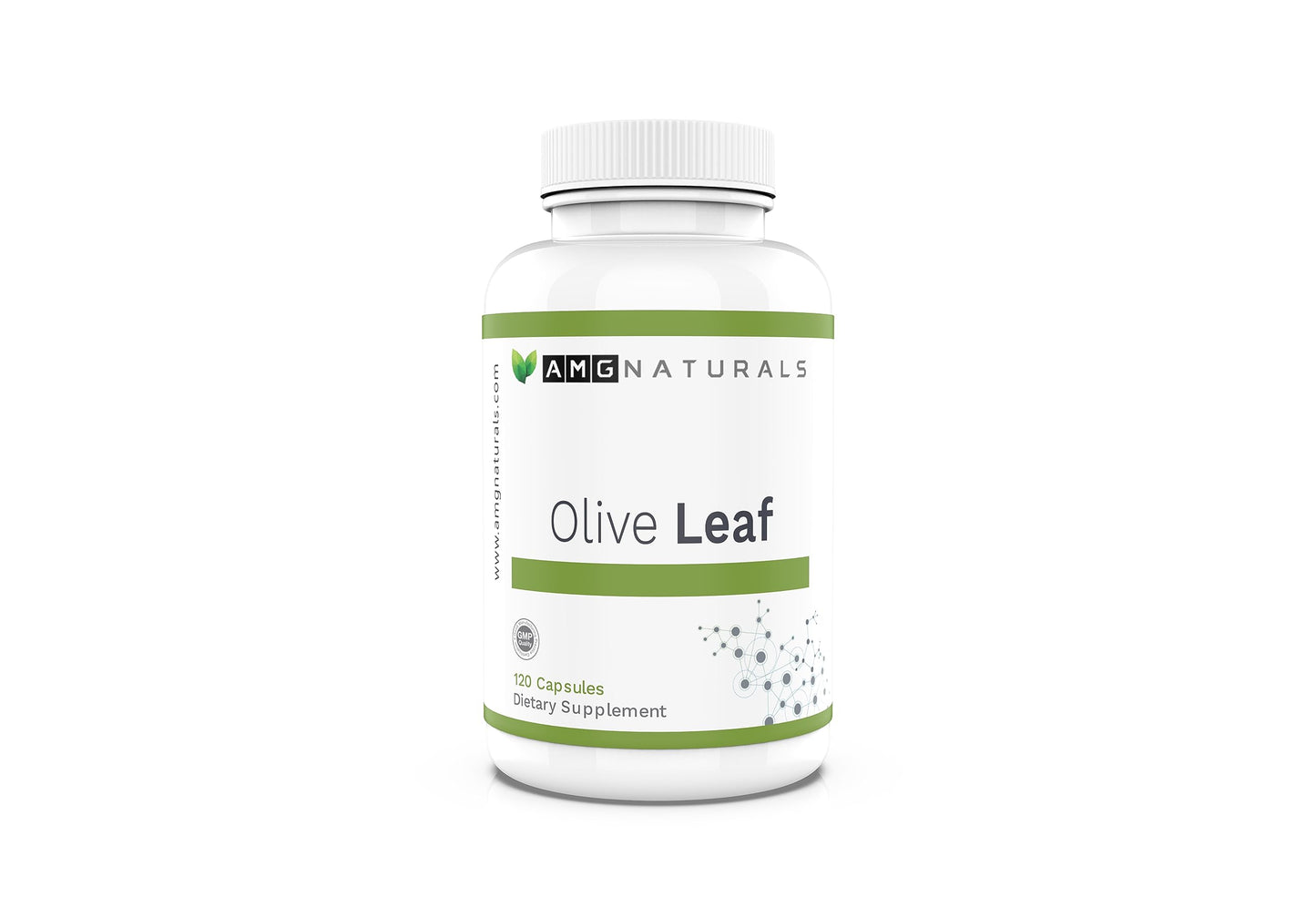 AMG Naturals Olive Leaf Capsules, 90 Count