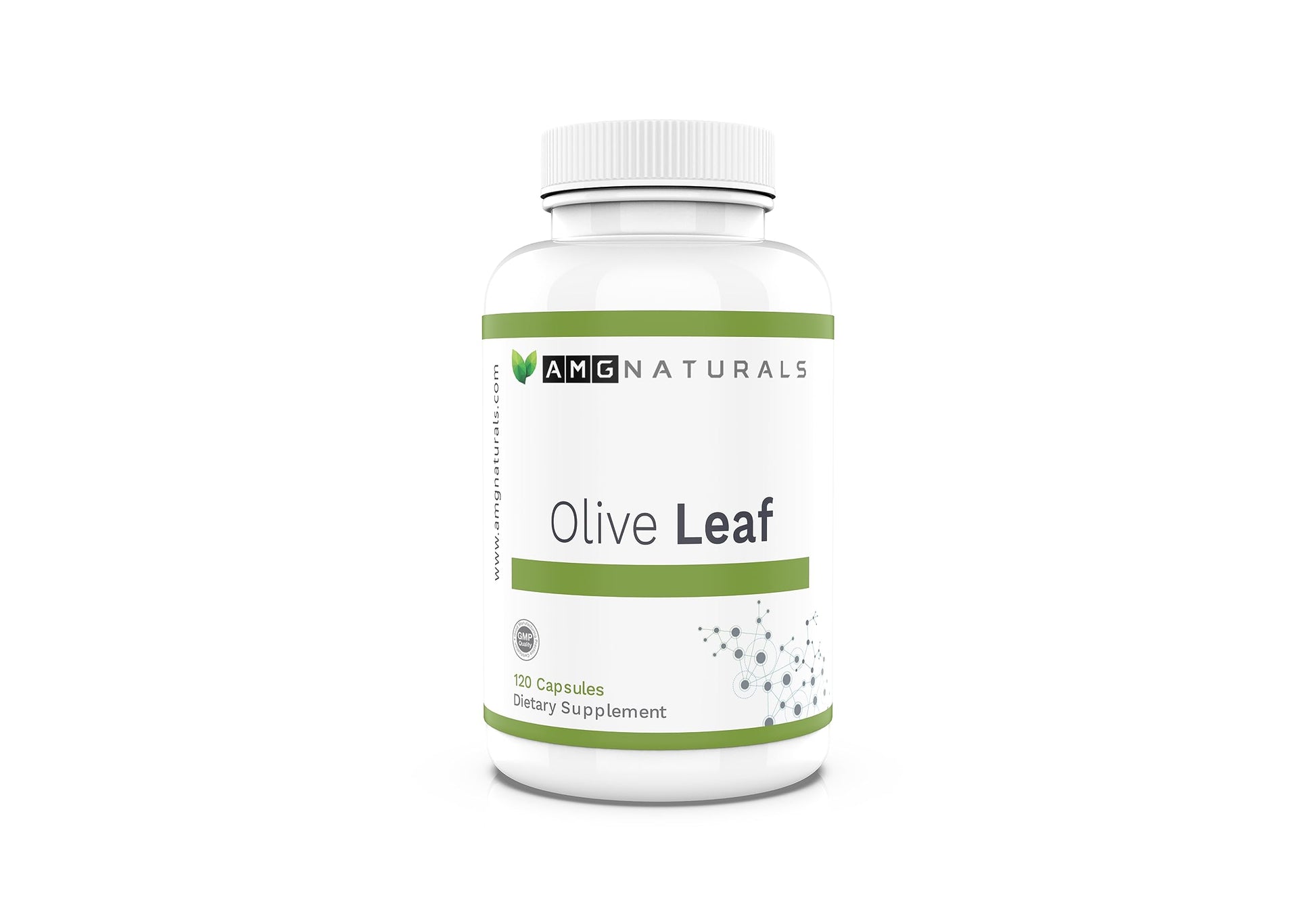 AMG Naturals Olive Leaf Capsules, 90 Count