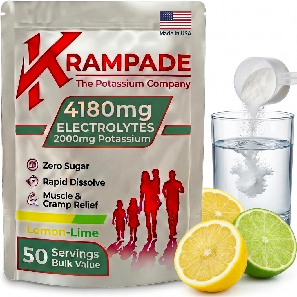 Krampade High Potassium Electrolytes Powder 10.6 oz