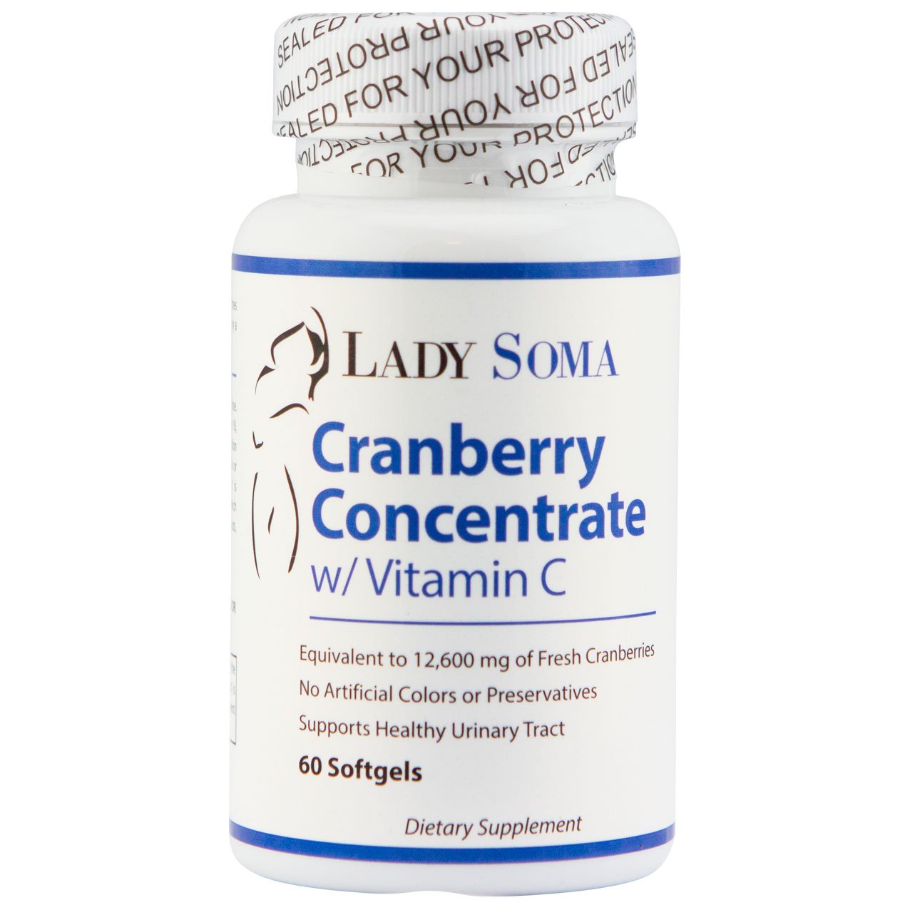 Lady Soma Cranberry Concentrate UTI Support Soft Gels 60