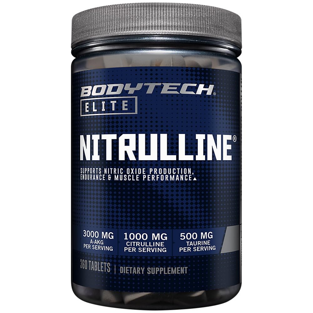 BodyTech Elite Nitrulline A-AKG Tablet, 360 Tablets