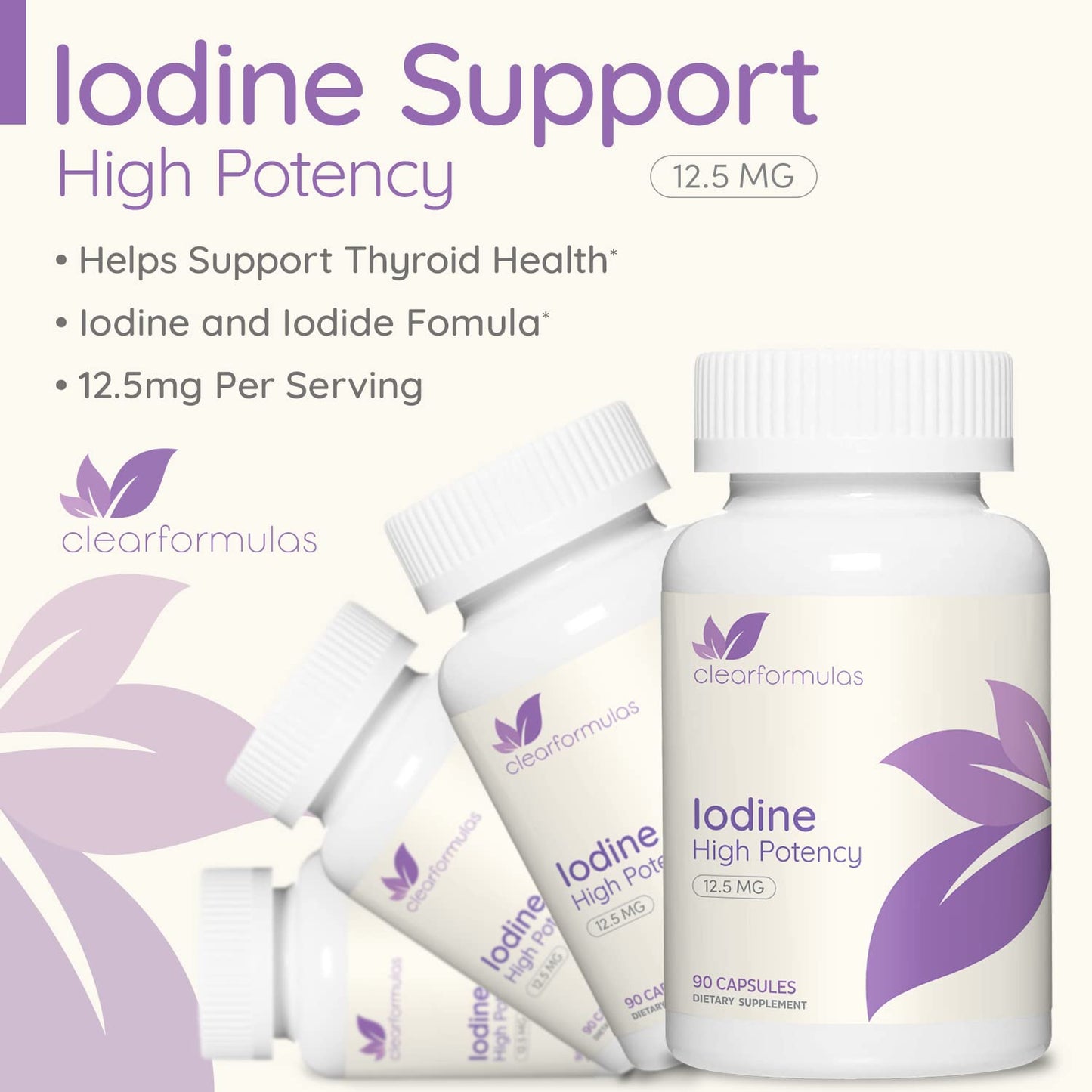 Clear Formulas Potassium Iodide Capsule 90 Count