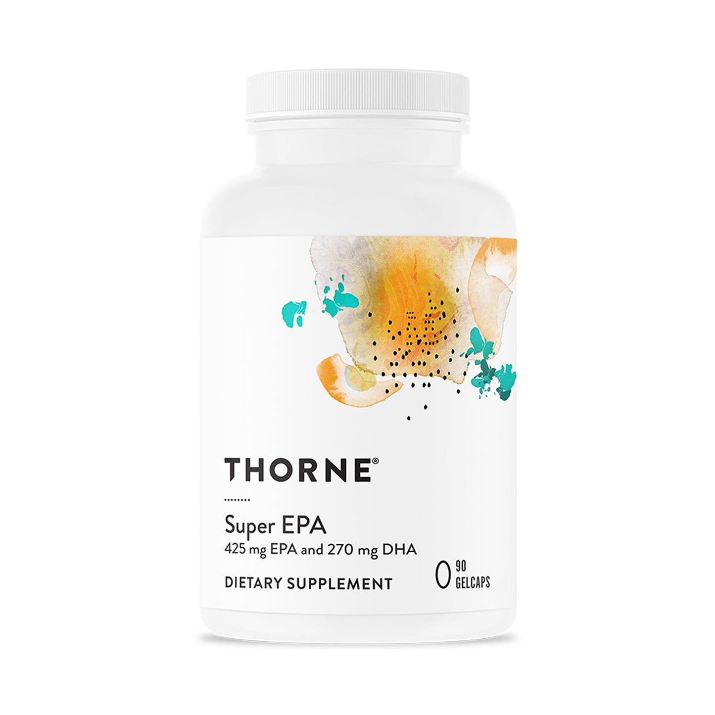THORNE Super EPA Omega-3 Fish Oil Supplement with EPA & DHA from Sustainably Sourced Fish Gelcaps 90