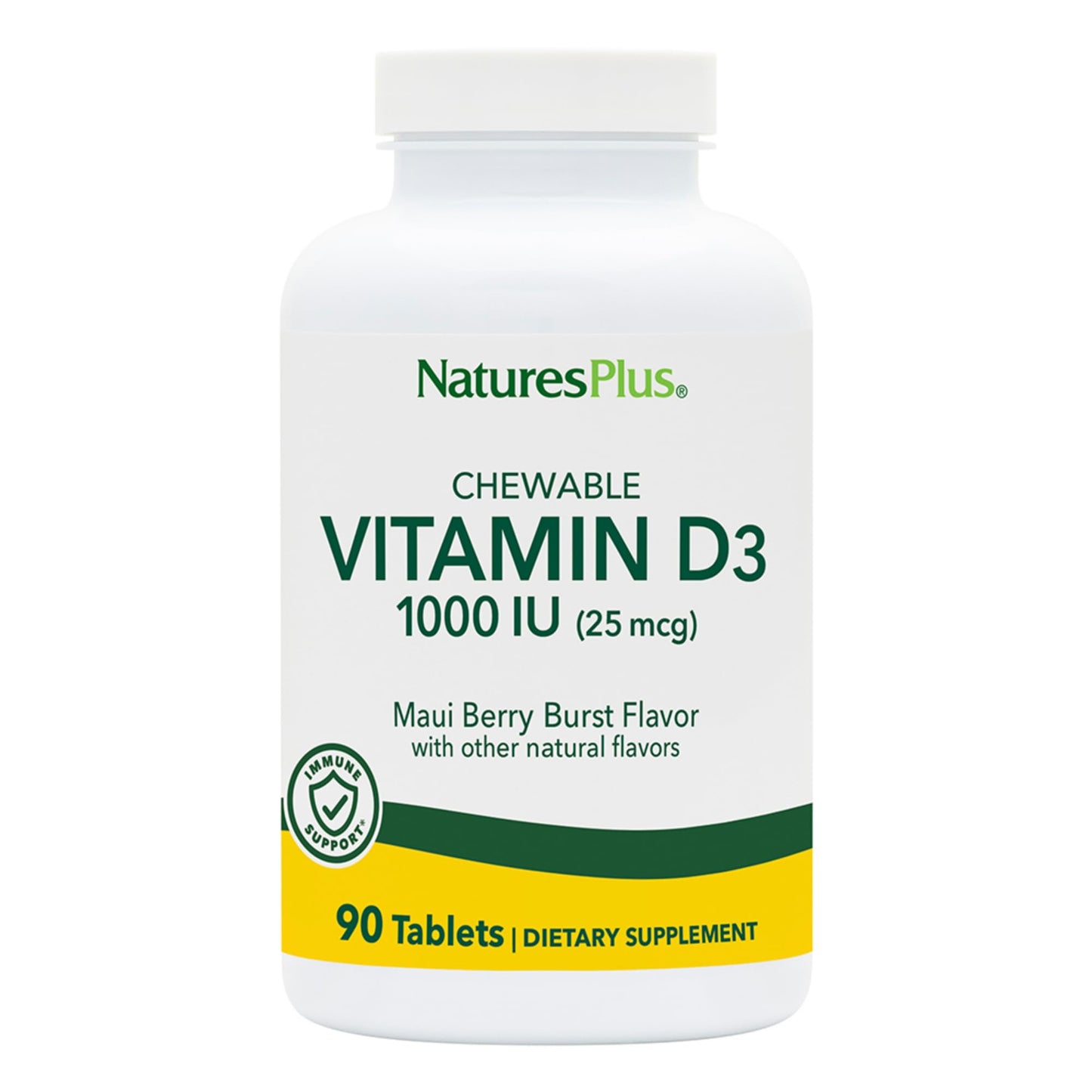 NaturesPlus Vitamin D3 1000 IU Gummy 90