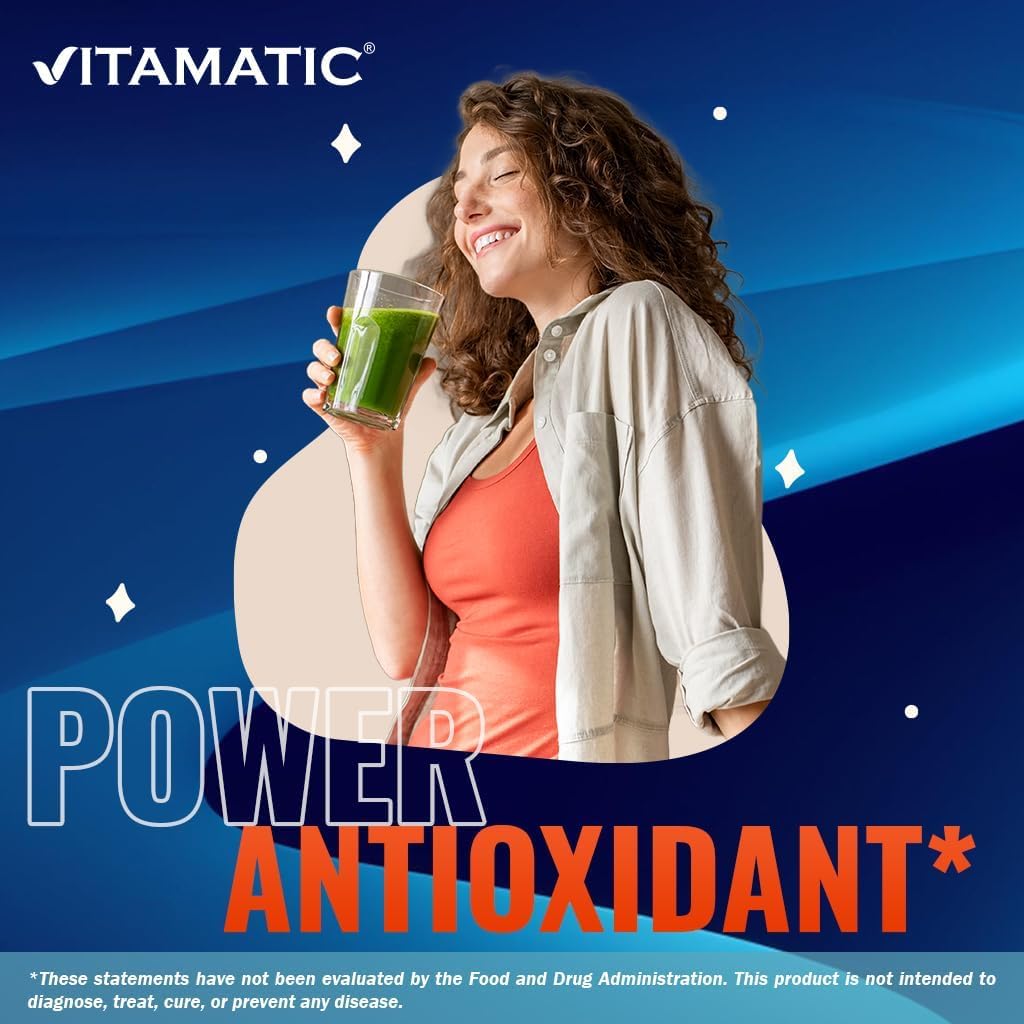 Vitamatic Pure Alpha Lipoic Acid (ALA) 600mg Per Serving Powder, 3.5 Ounce, Non-GMO, Gluten Free