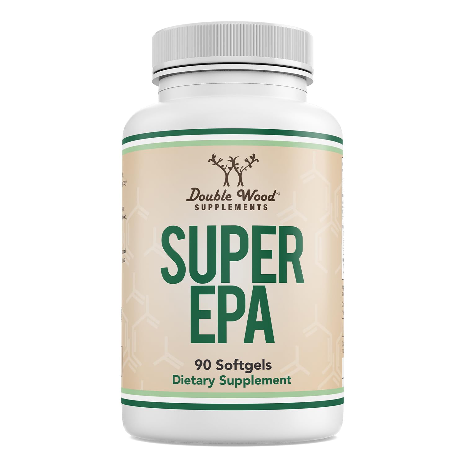 Double Wood Supplements Super EPA 425mg EPA & 270mg DHA Omega-3 Joint & Heart Support Softgels 90