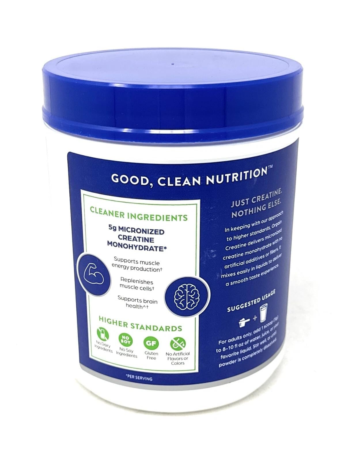 Orgain Micronized Creatine Monohydrate Powder, Unflavored, 23.8 oz