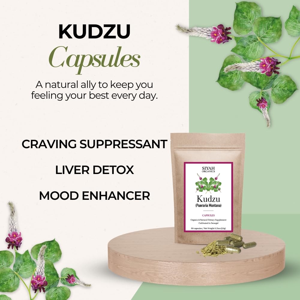 Selah Organics Natural Healing & Wellness Kudzu Capsules - 60 Capsules