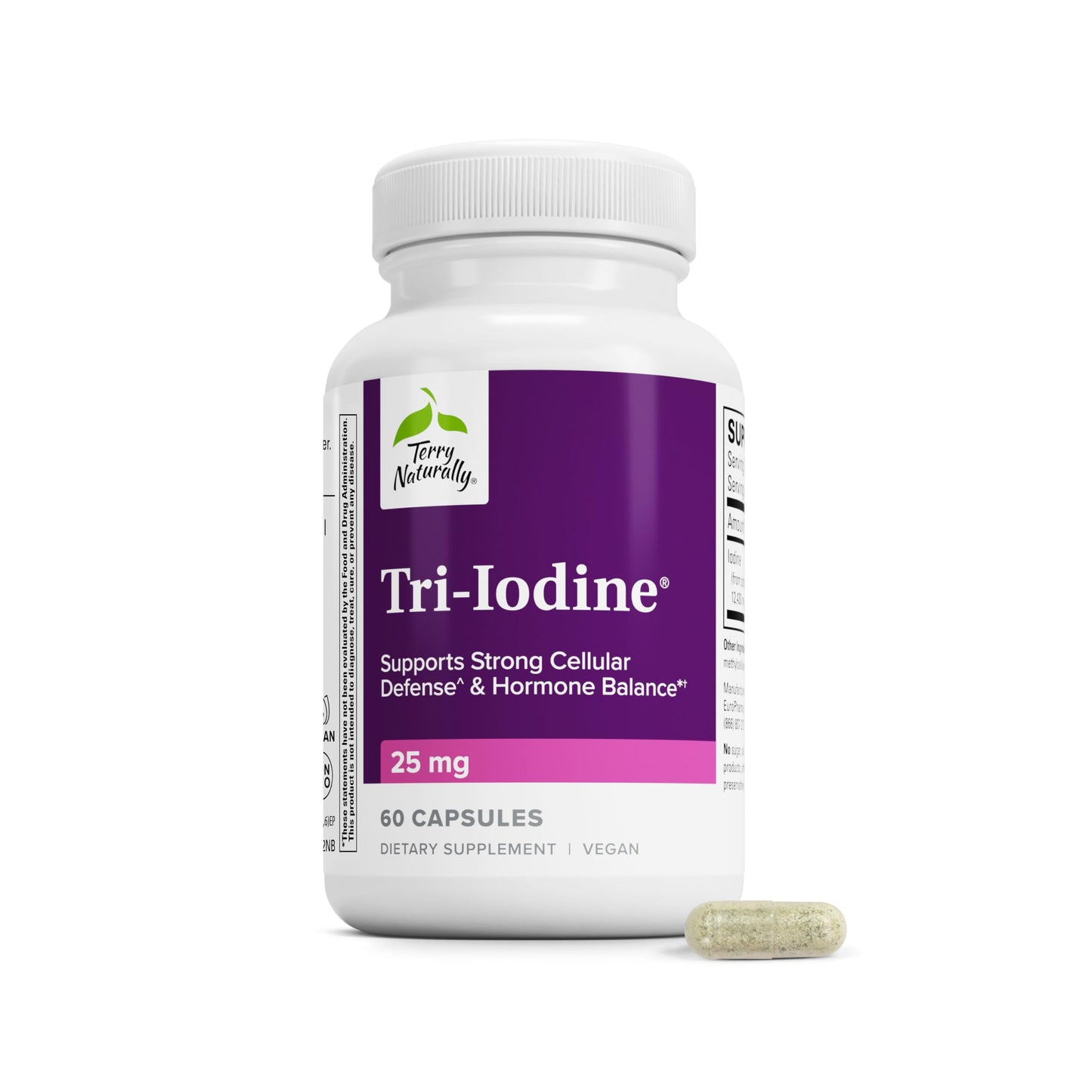 Terry Naturally Tri-Iodine Capsule, 60 Count
