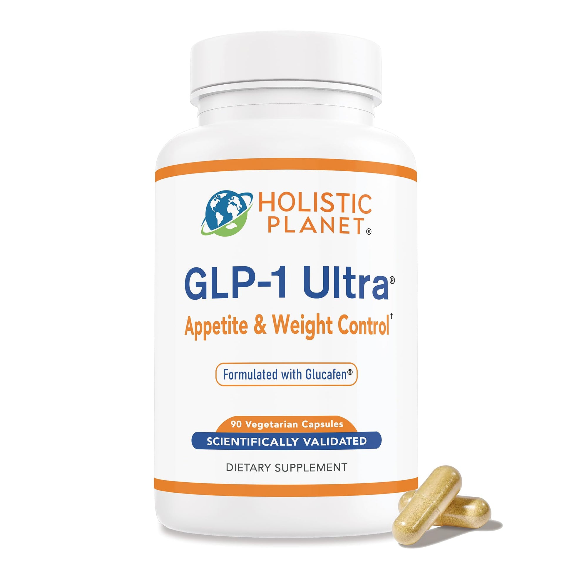 Holistic Planet GLP-1 Ultra Appetite Control - Weight Management - Berberine & Green Tea Capsule 90