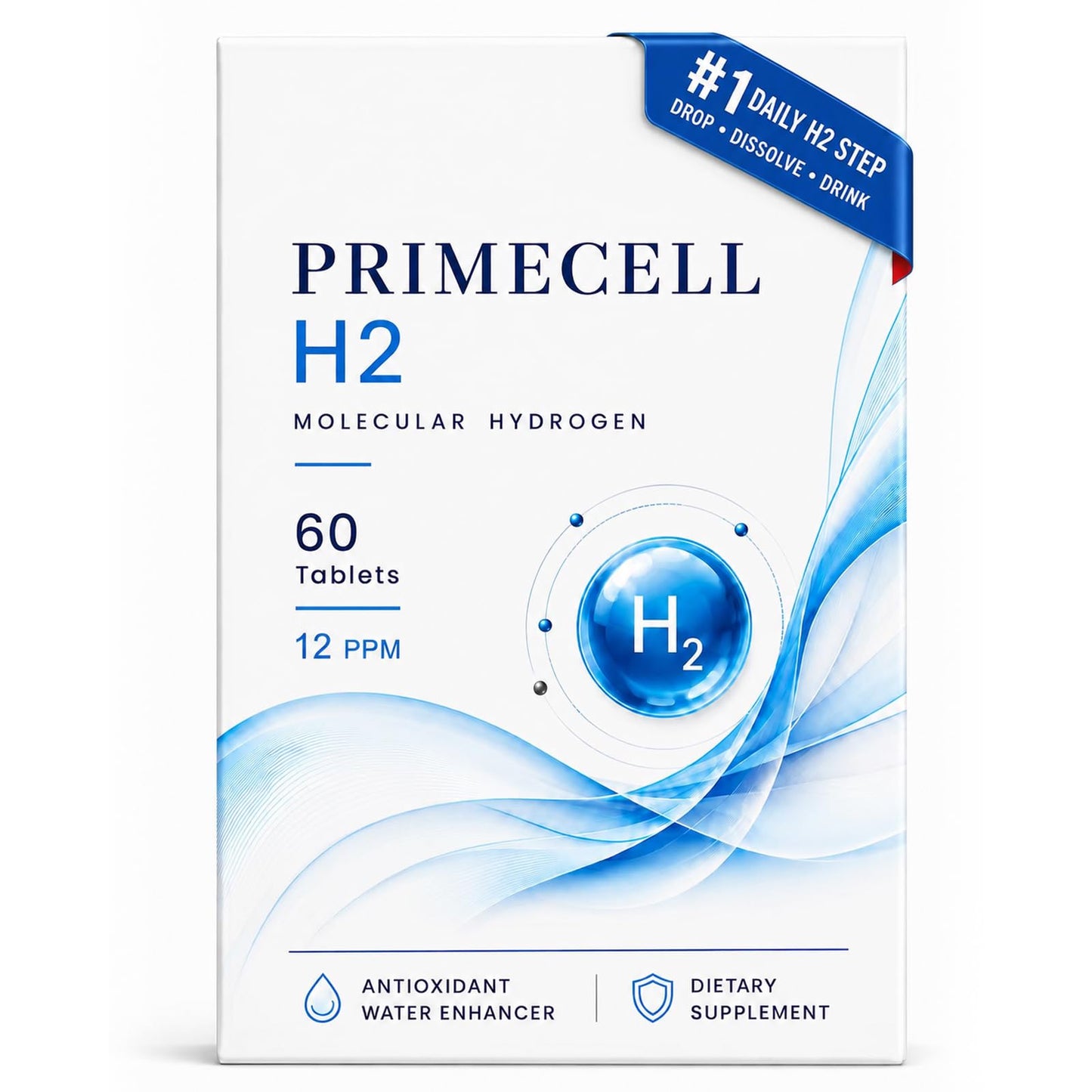 FIYY6VC H2 Molecular Hydrogen Tablets 60 Tablets