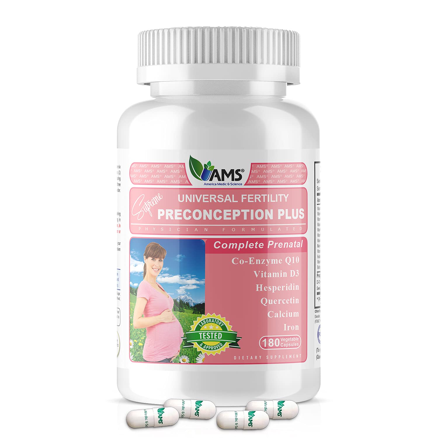 America Medic & Science Preconception Plus Capsule, 180 Capsules