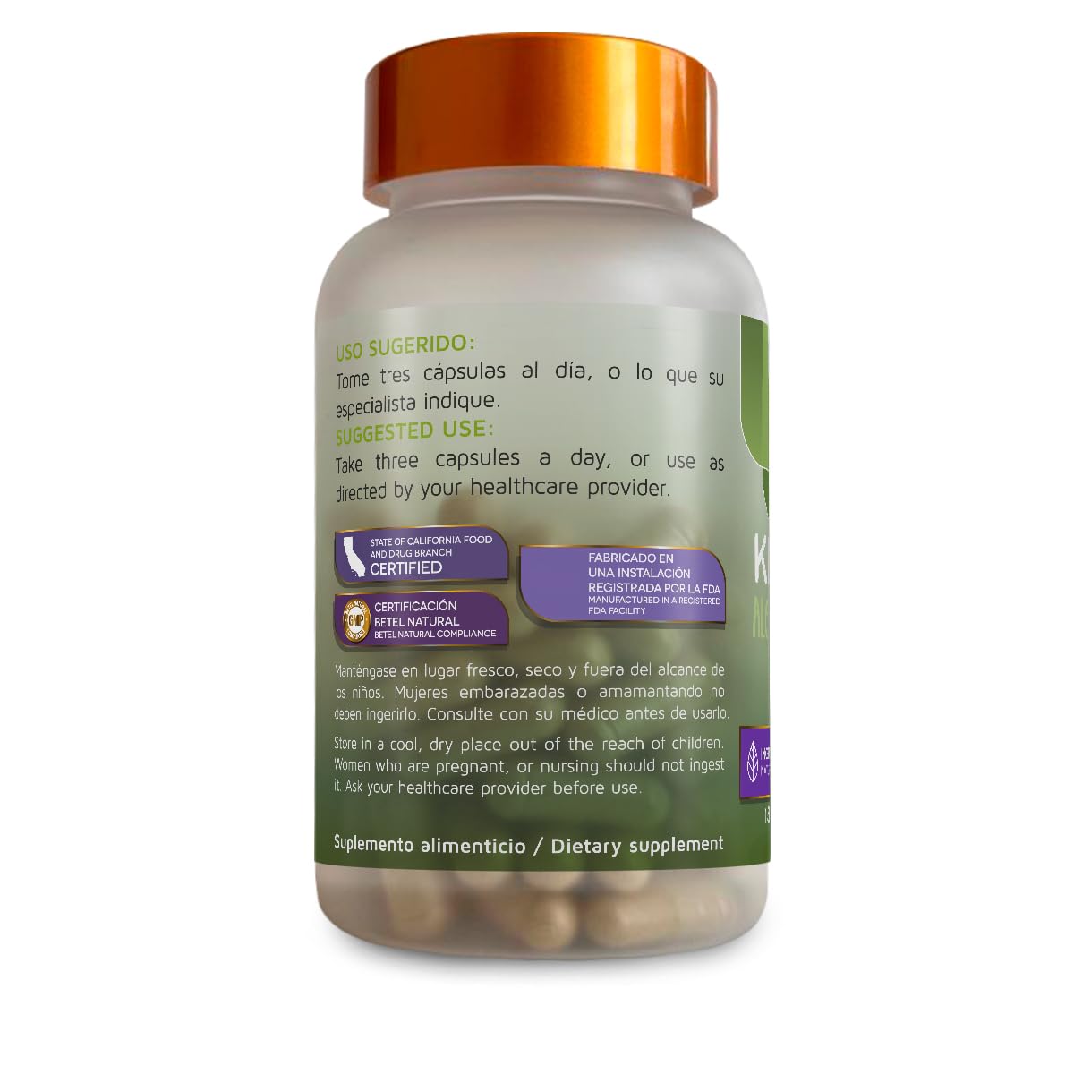Betel Natural Algas Marinas/Kelp 90 Capsules