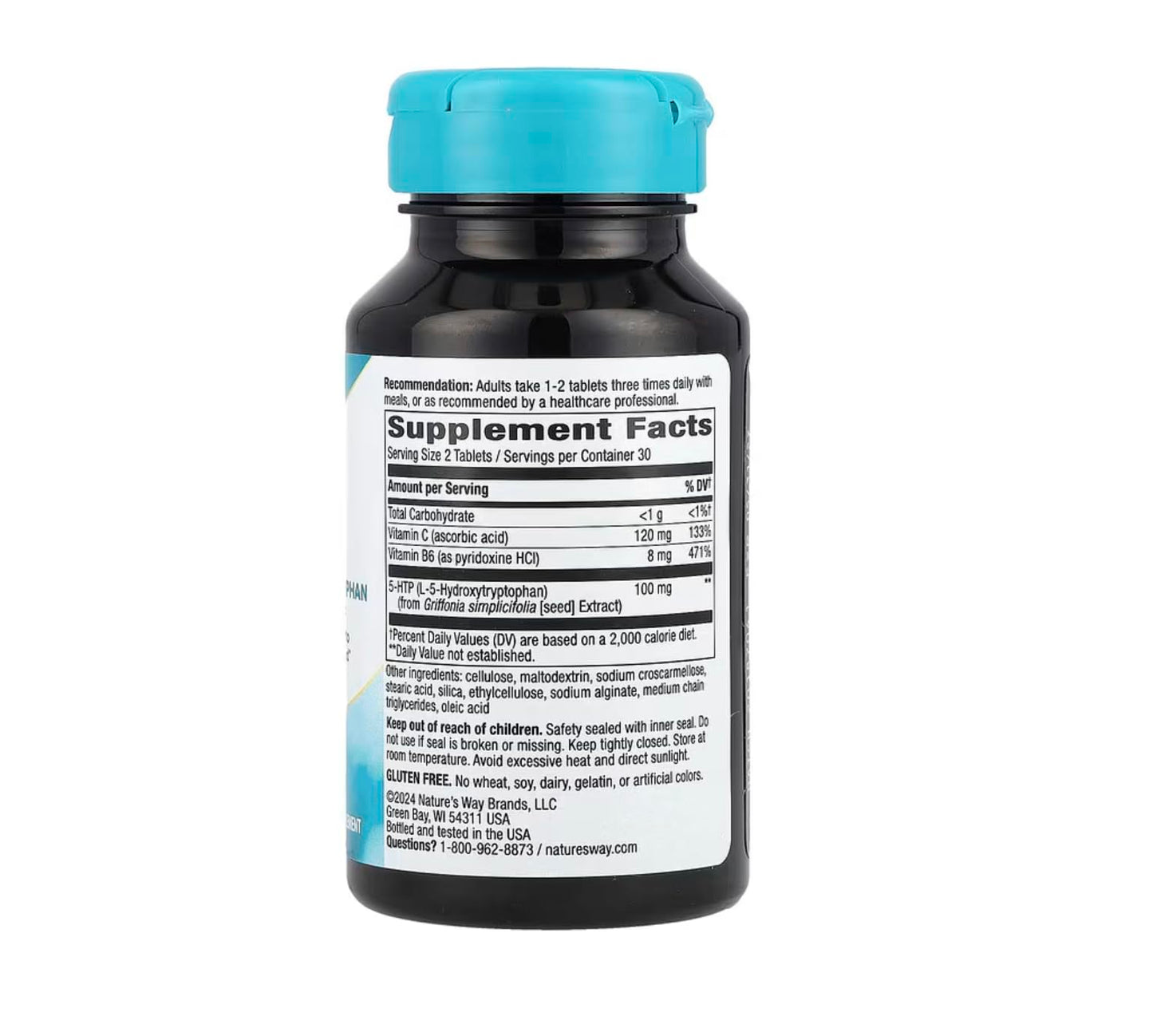 Nature's Way 5-HTP 50 mg 120 Tablets