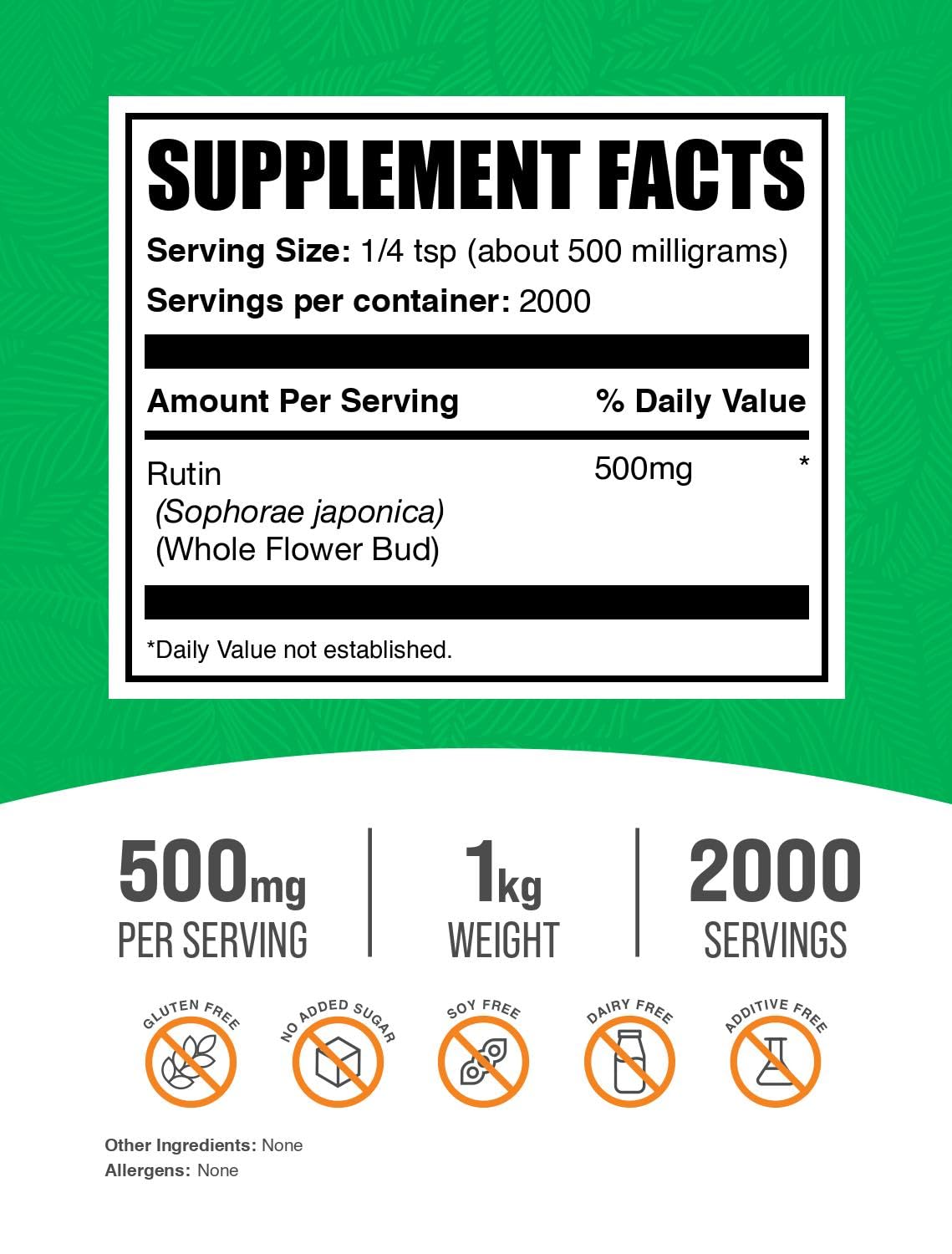 BulkSupplements Rutin Powder 35.27