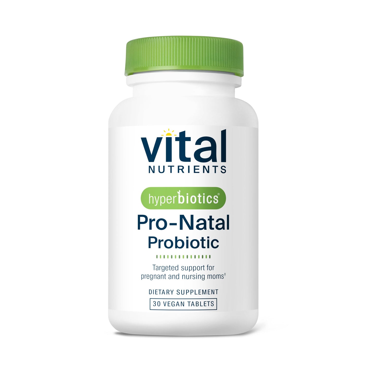Hyperbiotics Vital Nutrients Pro-Natal Prenatal Probiotics for Women 30 Tablets
