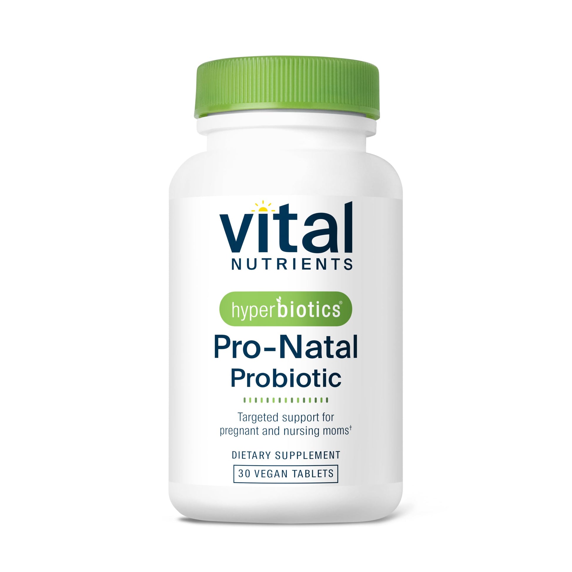Hyperbiotics Vital Nutrients Pro-Natal Prenatal Probiotics for Women 30 Tablets